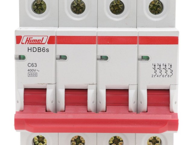 Mcb Himel HDB9H634C6 4P 6A 10kA