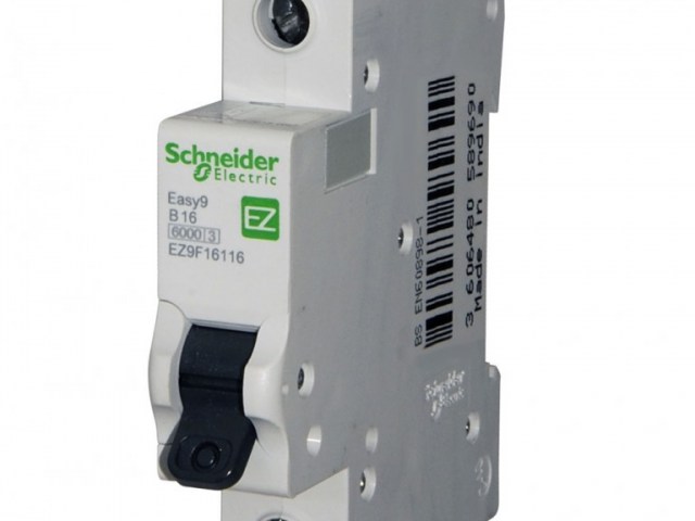 MCB EZ9F34140, Schneider Easy 1P 40A 4.5KA 230/ 400V