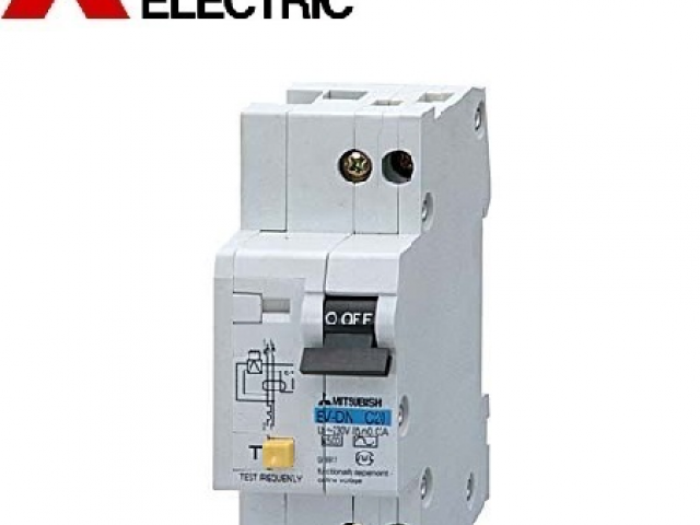 Rcbo Mitsubishi BV-DN 1PN 20A 4,5kA,300mA