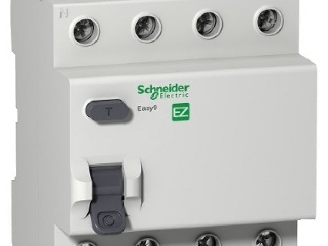 Rccb EZ9R64440 4P 400V schneider