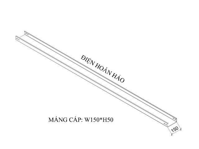 Máng cáp W150 H50