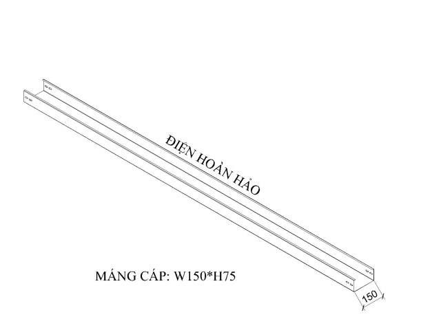 mang cáp W150 H75