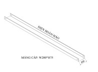 Thang cáp W200 H75