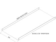 Máng cáp W900 H100
