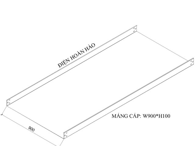 Máng cáp W900 H100