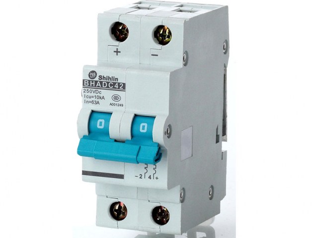 Mcb Shihlin BHA 2P 6.10.16.20.25.32.40A 10kA