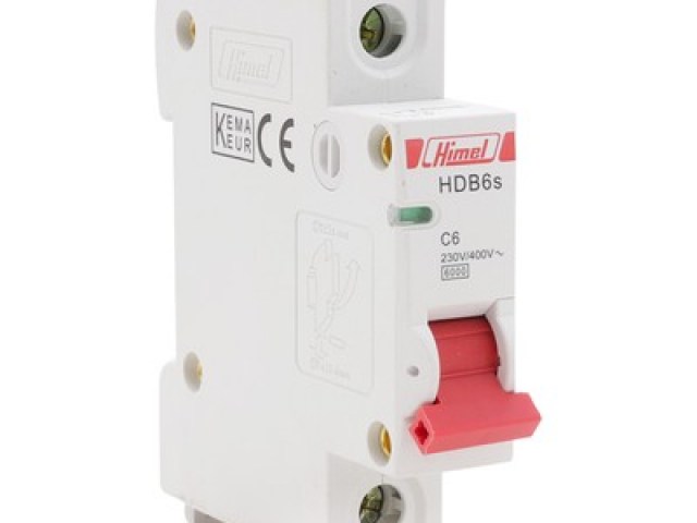 Mcb Himel HDB9H631C50 1P 50A 10kA