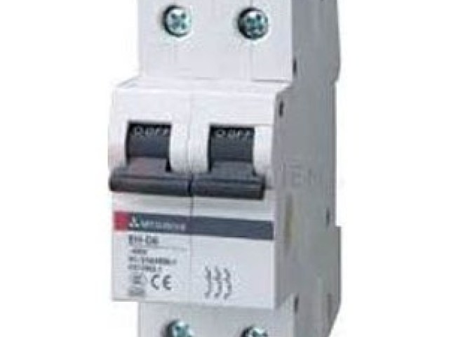 Mcb Mitsubishi BH-D10 2P 25A, 32A 10KA