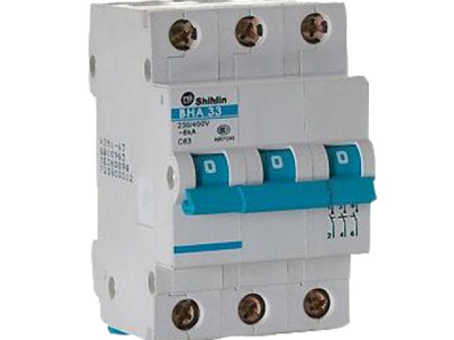 Mcb Shihlin BHA 3P 50.63A 6kA  