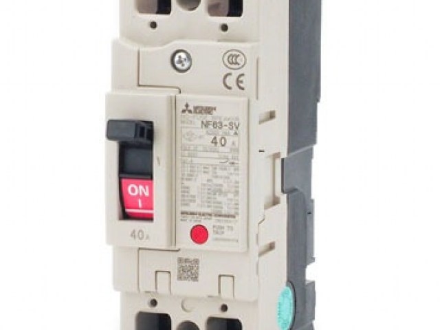 Mccb Mitsubishi NF125-LGV 2P (16~20,20~25, 25~32,  32~40, 35~50, 45~63,  56~80, 70~100, 90~125)  90KA