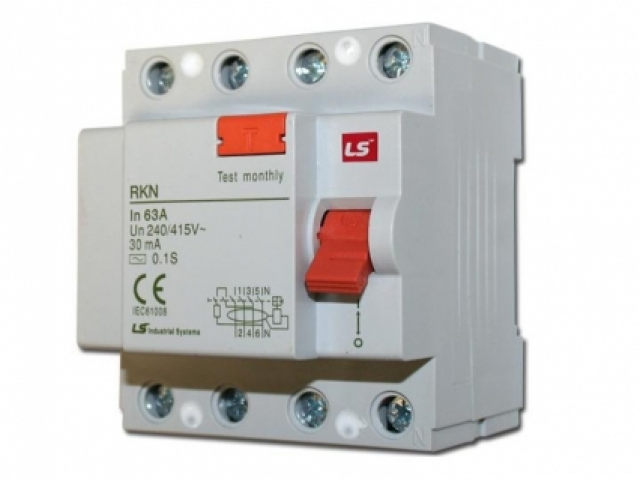 Rccb LS RKN-b 3P+N 25-32-40A