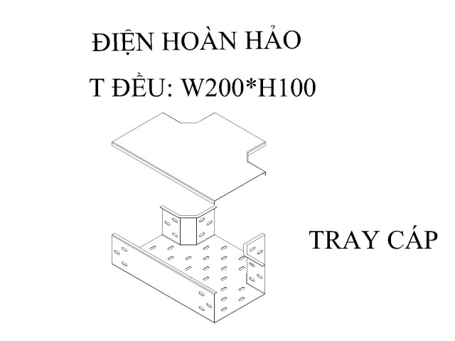 TÊ ĐỀU KHAY CÁP